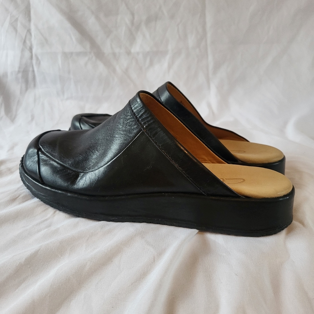 Clarks Slip On Black Women's Shoes